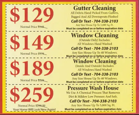 Monthly Cleaning Specials | APS Charlotte Deals  Savings   aps charlotte mobile ad new