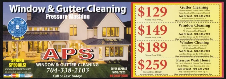 Monthly Cleaning Specials | APS Charlotte Deals  Savings   new aps charlotte specials